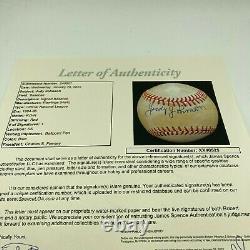 Judy Johnson Signed Vintage Official National League Baseball JSA COA
