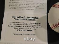 KEN GRIFFEY JR Signed / Autographed Official Major League Baseball UDA COA