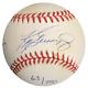 Ken Griffey Jr. & Ken Griffey Signed Official National League Baseball (UDA)