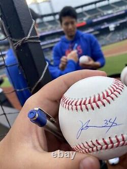 Kodai Senga Signed Official Major League Baseball New York Mets With Proof