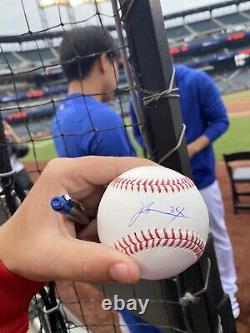Kodai Senga Signed Official Major League Baseball New York Mets With Proof