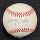 LARRY DOBY Signed Official American League Baseball-HALL OF FAME-PSA