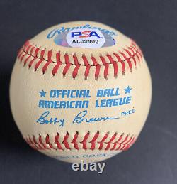 Lefty Gomez Signed Official American League Baseball Yankee Autograph Hof Psa
