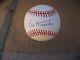 Leo Durocher Signed Official National League Baseball Jsa Loa