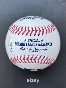 Logan Webb Signed Official Major League Baseball Inscribed Auto Giants JSA COA