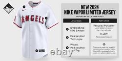 Los Angeles Angels Mickey Moniak Nike Men's White Official MLB Limited Jersey