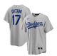 Los Angeles Dodgers Shohei Ohtani #17 Nike Gray Road Official MLB Player Jersey