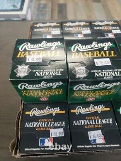 Lot Of 15 Rawlings Official National League Baseballs NIB