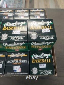 Lot Of 15 Rawlings Official National League Baseballs NIB