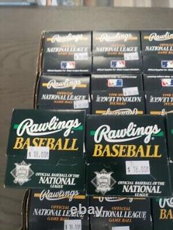 Lot Of 15 Rawlings Official National League Baseballs NIB