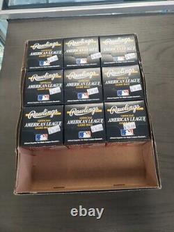 Lot Of 9 Rawlings Official American League Baseballs NIB