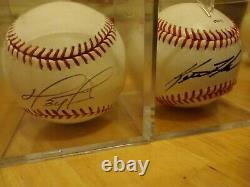 Lot Red Sox 2004 Champs David Ortiz Autographed Official Major League Baseball +