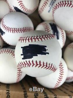 Lot of 22 Rawlings MLB Official Major League Baseballs Blemishes