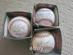 Lot of (35) Signed Autograph Official Rawlings Major League Baseballs Huge Lot