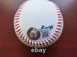 Lou Whitaker Autographed Official Major League Ball 1978 Roy/1984 Wsc Bas