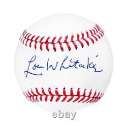 Lou Whitaker Signed Rawlings Official Major League Baseball (JSA)