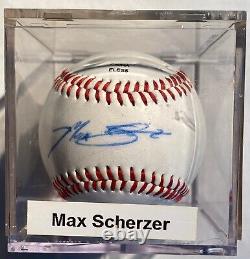MAX SCHERZER Signed Rawlings Official League Baseball Autograph AUTO With COA