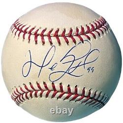 Manny Ramirez signed Official Rawlings Major League Baseball tone spots- Beckett