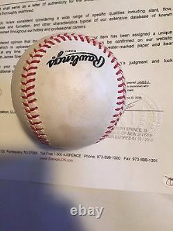 Mantle, Mays, Snider Autographed Official National League Baseball JSA LOA