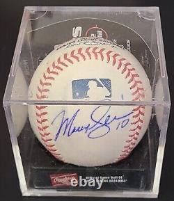 Marcus Semien Signed Game Used Official Major League Baseball Texas Rangers