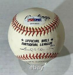 Mark McGwire Signed Official National League Baseball withInscription PSA/DNA