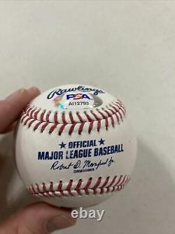 Max Fried Official Major League OML signed baseball braves