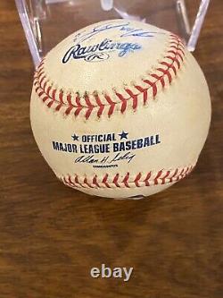 Max Scherzer Signed Official Major League Baseball Auto JSA Dodgers World Series