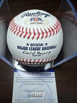 Max Scherzer Signed Official Major League Baseball PSA DNA Certed Autographed