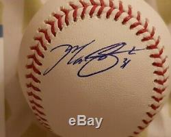 Max Scherzer signed Official Major League baseball Beckett COA #T32408 Nationals
