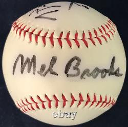 Mel Brooks & Ann Bancroft Signed Official League Baseball