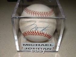 Michael Jordan Autographed, Signed Official American League Baseball Nice Auto