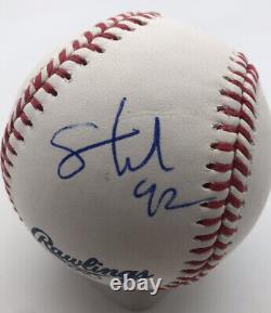 Michael Strahan Signed/Autographed Official Major League Baseball Beckett