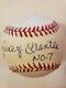 Mickey Mantle #7 Autographed Official American League BaseballFull JSA LOA