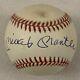 Mickey Mantle Autographed Official American League MLB Baseball Upper Deck