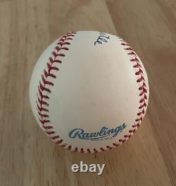 Mickey Mantle Autographed Signed Official American League Baseball with JSA LOA
