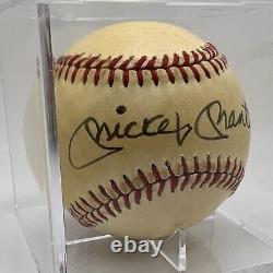 Mickey Mantle Signed OAL Official American League Baseball (JSA STICKER & LOA)