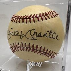 Mickey Mantle Signed OAL Official American League Baseball (JSA STICKER & LOA)