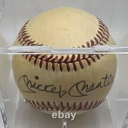 Mickey Mantle Signed OAL Official American League Baseball (JSA STICKER & LOA)