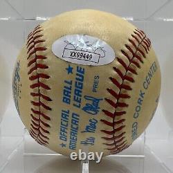 Mickey Mantle Signed OAL Official American League Baseball (JSA STICKER & LOA)