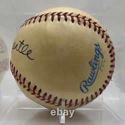 Mickey Mantle Signed OAL Official American League Baseball (JSA STICKER & LOA)