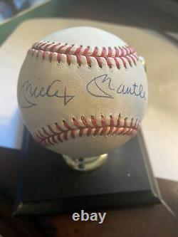 Mickey Mantle Signed Official American League Baseball
