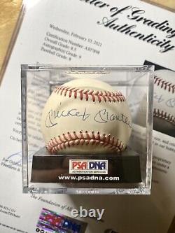 Mickey Mantle Signed Official American League Baseball PSA 8.5 Authenticated
