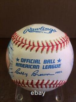 Mickey Mantle Single Signed Autograph Official American League Baseball JSA