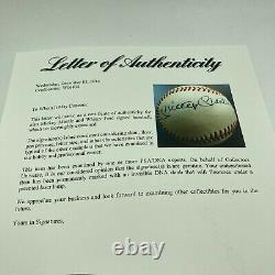 Mickey Mantle & Whitey Ford Signed Official American League Baseball PSA DNA COA