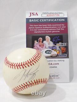 Mike Piazza Signed Autographed Official American League Baseball JSA? COA