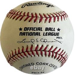 Mike Schmidt Autographed Official National League Baseball (Beckett)