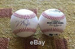 Mike Trout Signed Autograph OMLB Official Major League Baseball Angels RARE