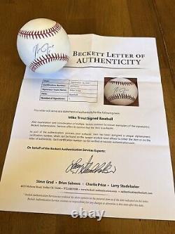 Mike Trout Signed Autographed Official Major League Baseball Ball Beckett LOA