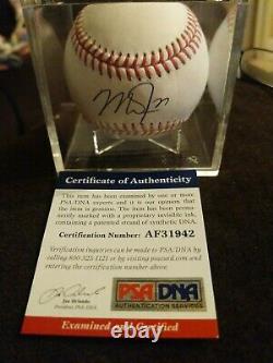 Mike Trout Signed Official Major League Baseball PSA DNA Coa Angels Autographed