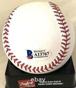 Mike Trout Signed Official Major League Baseball With Beckett COA